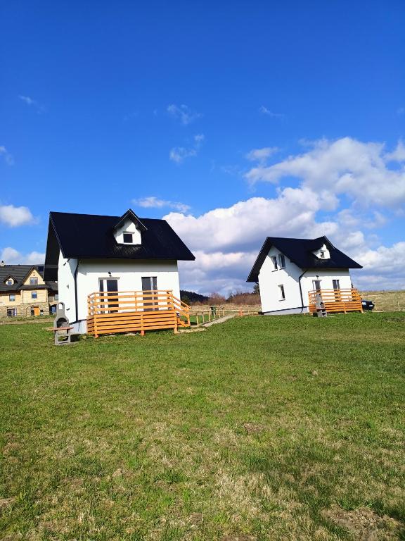 Domki na Zapotocu w Grywałdzie z widokiem na Tatry